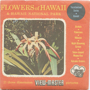 9 ANDREW - Flowers of Hawaii - View-Master 3 Reel Packet - vintage - 68,69,71-S3 Packet 3Dstereo 