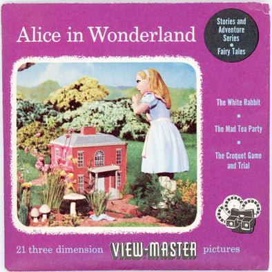 5 ANDREW - Alice in Wonderland - View-Master 3 Reel Packet - 1952 - vintage - FT20-ABC-S3 Packet 3dstereo 