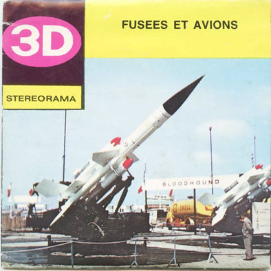 5 ANDREW - Fusees et Avions - Stereo-Rama 4 Reel Packet - vintage Packet 3dstereo 