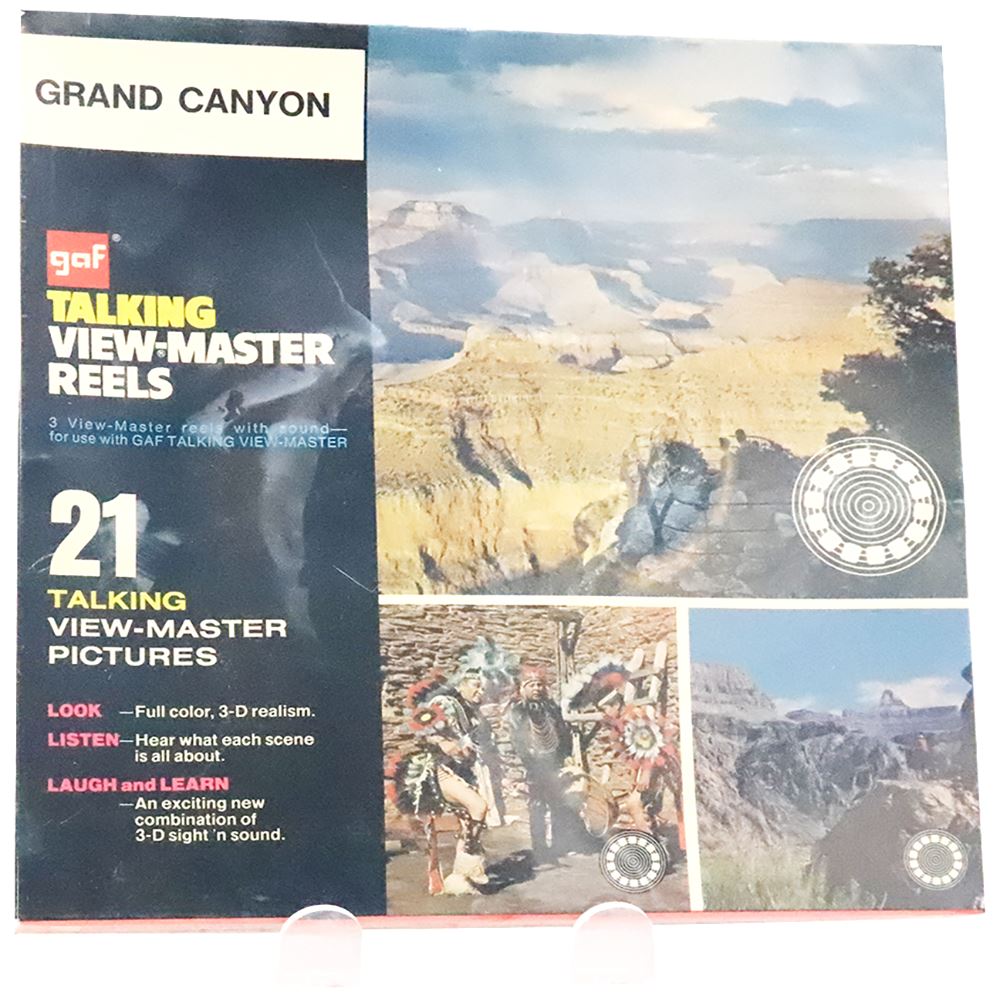 Grand Canyon - View-Master Talking 3 Reel Packet - vintage –