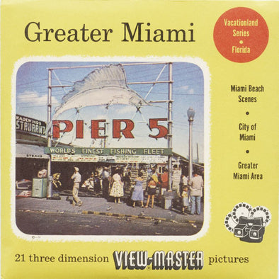 5 ANDREW - Greater Miami - View-Master 3 Reel Packet - 1955 - vintage - S3 Packet 3dstereo 