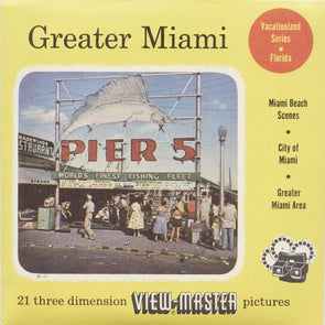 5 ANDREW - Greater Miami - View-Master 3 Reel Packet - vintage - 163, 165, 395-S3 Packet 3dstereo 