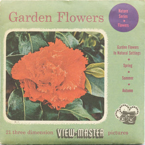 5 ANDREW - Garden Flowers - View-Master 3 Reel Packet - 1953 - vintage - 980,981,982-S3 Packet 3dstereo 