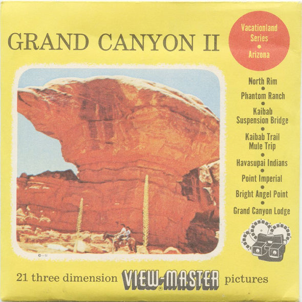 9 ANDREW - Grand Canyon II - View-Master 3 Reel Packet - vintage - 31,32,36-S3 Packet 3Dstereo 