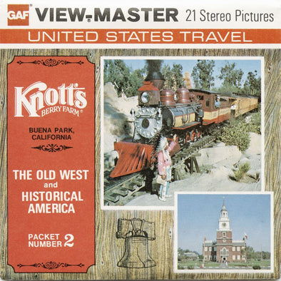 5 ANDREW - Knott's Berry Farm - Packet No. 2 - View-Master 3 Reel Packet - 1977 - vintage - H30-G5 Packet 3dstereo 