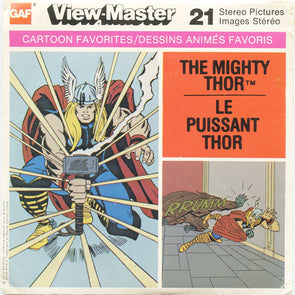 7 ANDREW - The Mighty Thor - View-Master 3 Reel Packet - vintage - H39C-G6 Packet 3dstereo 