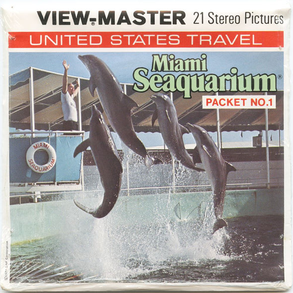 5 ANDREW - Miami Seaquarium - View-Master 3 Reel Packet - 1977 - vintage - H48-V1 Packet 3dstereo 