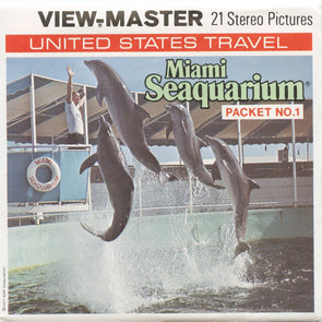 5 ANDREW - Miami Seaquarium - Packet No1 - View-Master 3 Reel Packet - vintage - H48-V1 Packet 3dstereo 