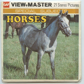 Horses - Views-Master - 3 Reel Packet - 1970s views (H5-G5) Packet 3Dstereo 