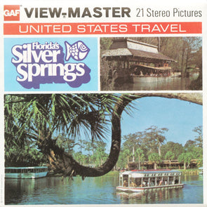 5 ANDREW - Florida's Silver Springs - View-Master 3 Reel Packet - vintage - H50-G5 Packet 3dstereo 