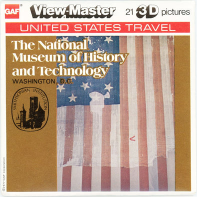 5 ANDREW - National Museum of History and Technology - View-Master 3 Reel Packet - vintage - H51-G6 Packet 3dstereo 
