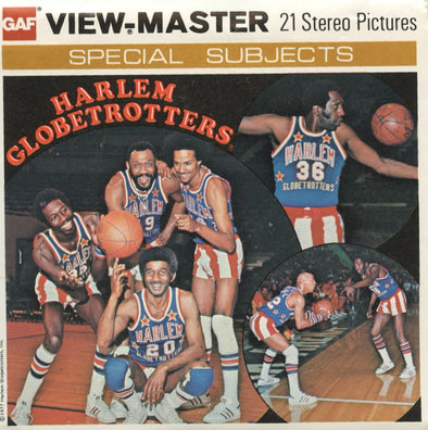 5 ANDREW - Harlem Globetrotters - View-Master 3 Reel Packet - vintage - H69-G5 Packet 3dstereo 