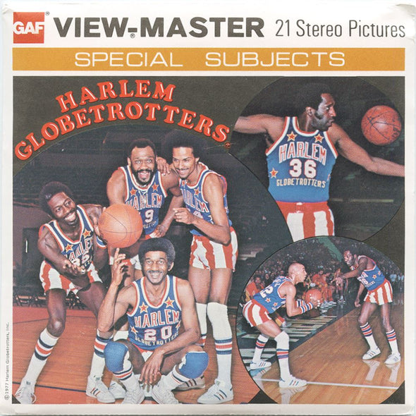 4 ANDREW - Harlem Globetrotters - View-Master 3 Reel Packet - vintage - H69-G5 Packet 3dstereo 