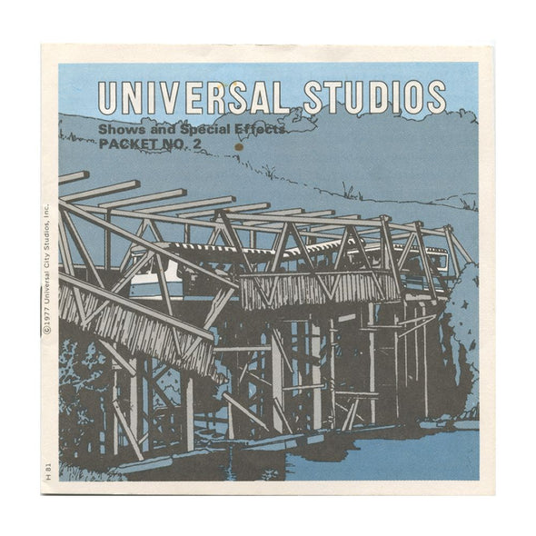 9 ANDREW - Universal Studios - View-Master 3 Reel Economy Packet - vintage - H81-G5 Packet 3Dstereo 