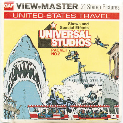 9 ANDREW - Universal Studios - View-Master 3 Reel Economy Packet - vintage - H81-G5 Packet 3Dstereo 