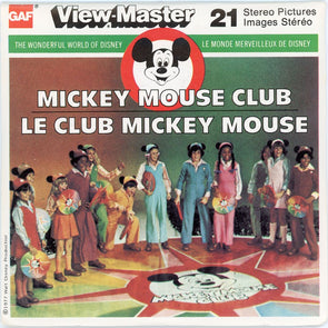 4 ANDREW - Mickey Mouse Club - View-Master 3 Reel Packet - vintage - H9C-G6 Packet 3dstereo 