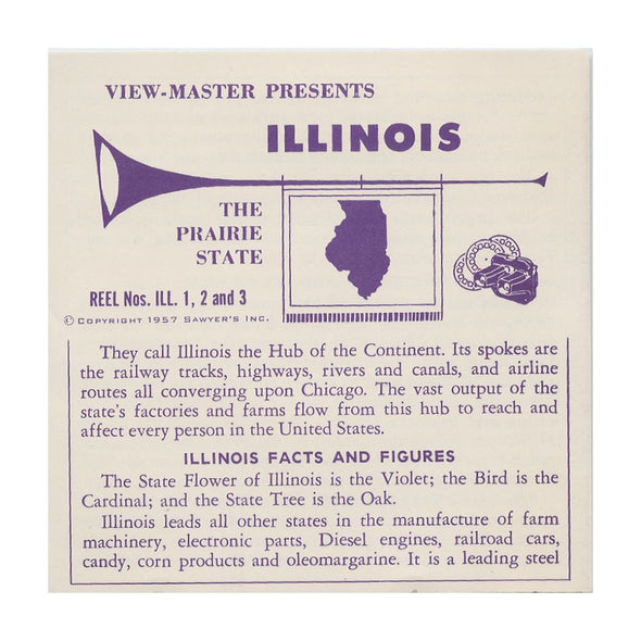 5 ANDREW - Illinois - View-Master 3 Reel Packet - vintage - S3 Packet 3dstereo 