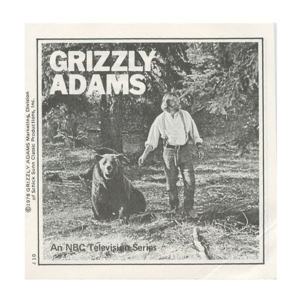 Rhe Life and Times of Grizzly Adams - View-Master 3 Reel Packet - vintage - J10-G6 Packet 3dstereo 