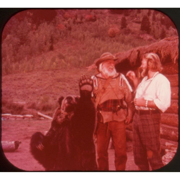 Rhe Life and Times of Grizzly Adams - View-Master 3 Reel Packet - vintage - J10-G6 Packet 3dstereo 