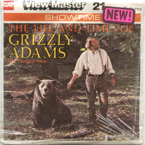 6 ANDREW - Grizzly Adams - View-Master 3 Reel Packet - 1978 - vintage - J10-G6 Packet 3dstereo 