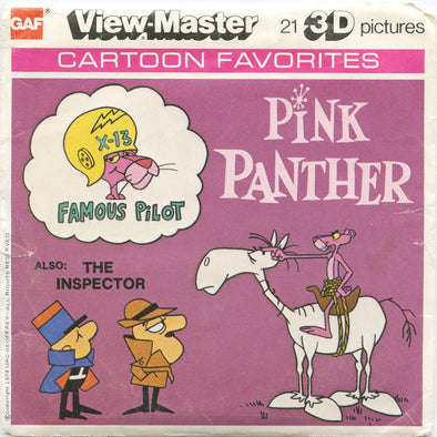 7 ANDREW - Pink Panther - View-Master 3 Reel Packet - 1978 - vintage - J12-G6 Packet 3dstereo 