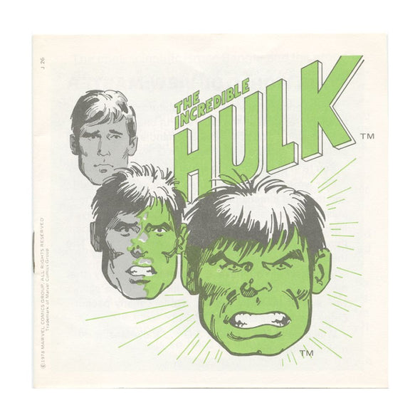 9 ANDREW - Hulk - View-Master 3 Reel Economy Packet - vintage - J26-G6 Packet 3Dstereo 
