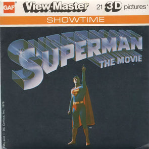 5 ANDREW - Superman - The Movie - View-Master 3 Reel Packet - vintage - J78-G5 Packet 3dstereo 