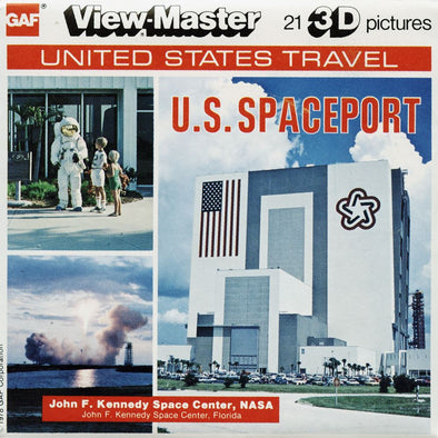 U.S. Spaceport - View-Master 3 Reel Packet - vintage - J79-G5 Packet 3dstereo 