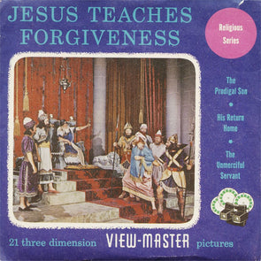 5 ANDREW - Jesus Teaches Forgiveness - View-Master 3 Reel Packet - 1956 - vintage - S3 Packet 3dstereo 