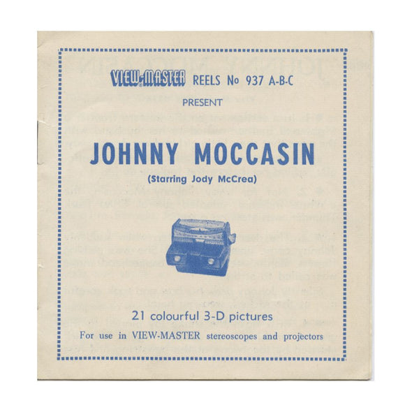5 ANDREW - Johnny Moccasin - View-Master 3 Reel Packet - vintage - BS5 Packet 3dstereo 