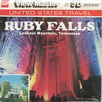 5 ANDREW - Ruby Falls - View-Master 3 Reel Packet - vintage - K15-G5 Packet 3dstereo 