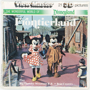 Frontierland - Disneyland - View-Master 3 Reel Packet - vintage PKT 3Dstereo 