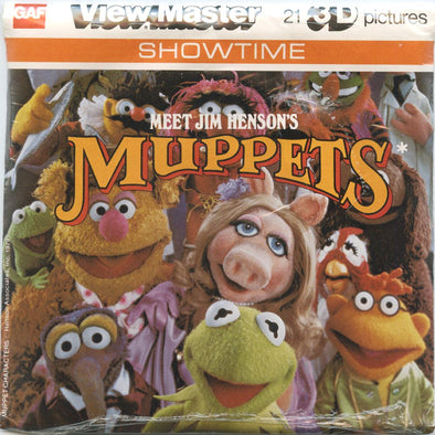 7 Andrew - Meet Jim Henson's Muppets - View-Master 3 Reel Packet - vintage - K26-G5 Packet 3dstereo 