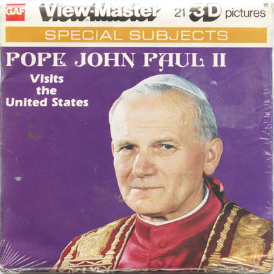 5 ANDREW - Pope John Paul II - View-Master 3 Reel Packet - 1979 - vintage - K90-G6 Packet 3dstereo 