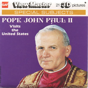 4 ANDREW - Pope John Paul II - View-Master 3 Reel Packet - vintage - K90-G6 Packet 3dstereo 