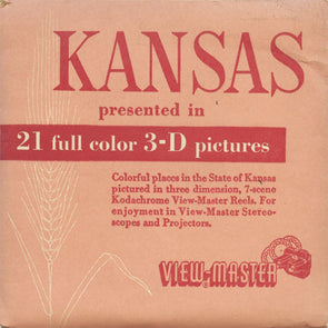 5 ANDREW - Kansas - View-Master 3 Reel Packet - vintage - KN-1,2,3-S1 Packet 3dstereo 