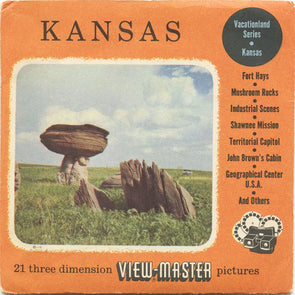 5 ANDREW - Kansas - View-Master 3 Reel Packet - 1954 - vintage - KN-1,2,3-S3 Packet 3dstereo 