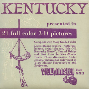 5 ANDREW - Kentucky - View-Master 3 Reel Packet - vintage - KY-1,2,3-S2 Packet 3dstereo 