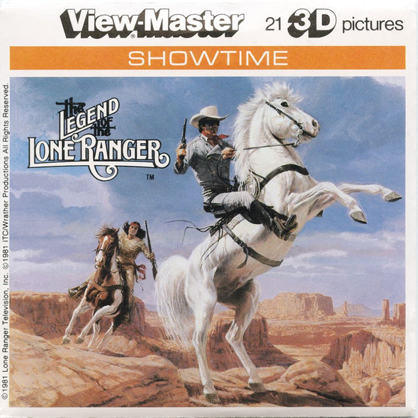 5 ANDREW - The Legend of The Lone Ranger - View-Master 3 Reel Packet - 1981 - vintage - L26-V2 Packet 3dstereo 