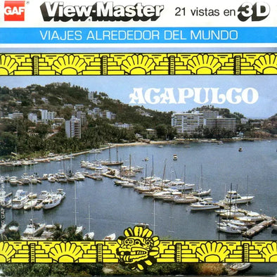 Acapulco - View-Master 3 Reel Packet - 1970s Views - Vintage - (PKT-L3S-G6nk) Packet 3dstereo 