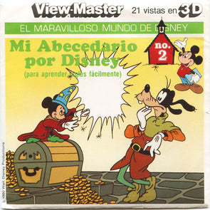 5 ANDREW - Mi Abecedario por Disney No2 - View-Master 3 Reel Packet - 1980 - vintage - L38S-V2 Packet 3dstereo 
