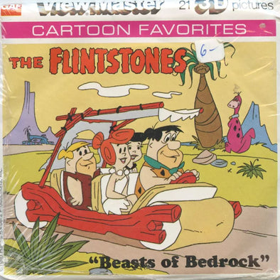 5 ANDREW - The Flintstones - View-Master 3 Reel Packet - vintage - L6-G5 Packet 3dstereo 