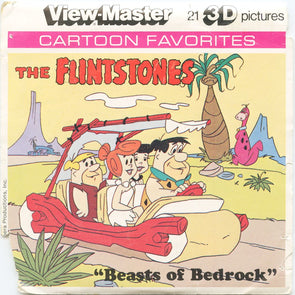 9 ANDREW - The Flintstones - View-Master 3 Reel Economy Packet - vintage - L6-V2 Packet 3Dstereo 