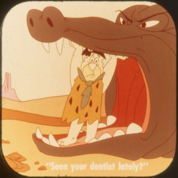 9 ANDREW - The Flintstones - View-Master 3 Reel Economy Packet - vintage - L6-V2 Packet 3Dstereo 