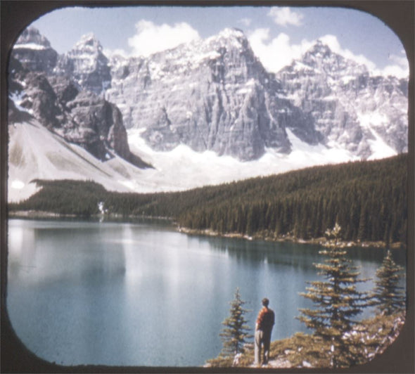 5 ANDREW - Lake Louise and Jasper - Canadian Rockies - View-Master 3 Reel Packet - vintage - 316, 317, 319- S3 Packet 3dstereo 