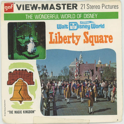 Liberty Square - View-Master 3 Reel Packet - 1970s views - vintage - (Barg-A950-G3A) Packet 3dstereo 