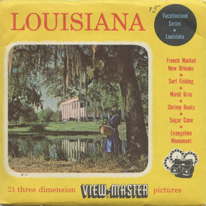 5 ANDREW - Louisiana - View-Master 3 Reel Packet - vintage - LA-1,2,3-S3 Packet 3dstereo 