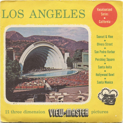 5 ANDREW - Los Angeles - View-Master 3 Reel Packet - 1955 - vintage - S3 Packet 3dstereo 