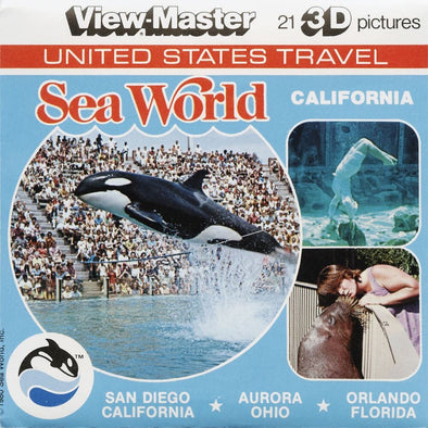 5 ANDREW - Sea World - Shows and Animals - Florida - View-Master 3 Reel Packet - vintage - M4-V2 Packet 3dstereo 