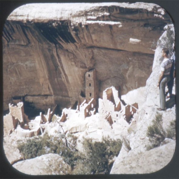 5 ANDREW - Mesa Verde National Park - View-Master 3 Reel Packet - 1949 - vintage - 226,227,9055-S3 Packet 3dstereo 